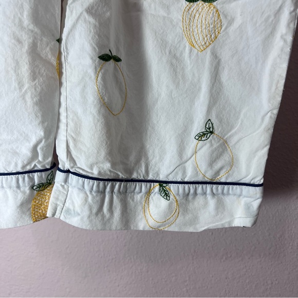 Printfresh Lemon Drop 🍋 Embroidered Long Pajama Set - Picture 8 of 12